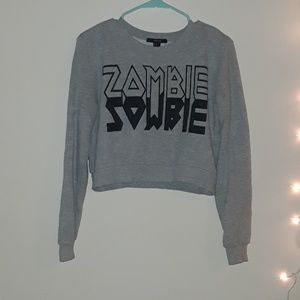 Forever 21 Zombie Crop Sweater